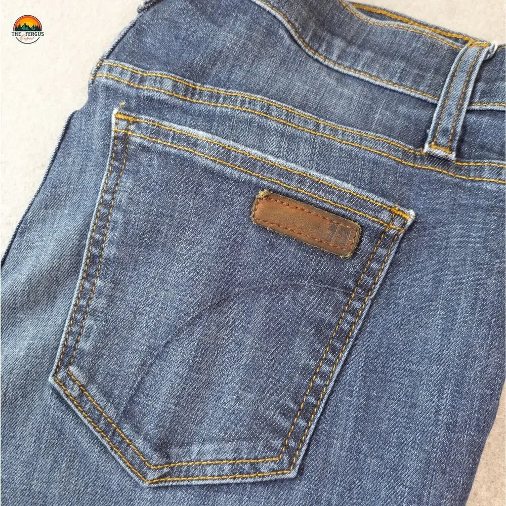 Joe's Cropped Jeans Blue Medium Wash Skinny Leg Denim Pockets Women's Size 32